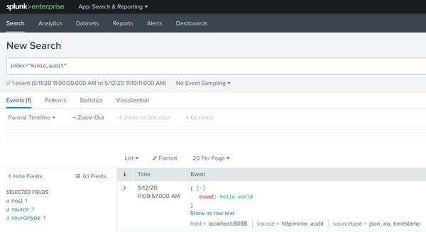 Using Splunk to Monitor MinIO - A Tutorial